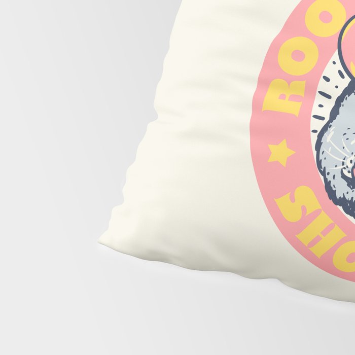Possum Rootin Tootin Shootin | Pink Pillow Sham Gallery Image 4