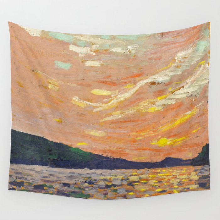 Tom Thomson Smoke Lake Canadian Landscape Artist Wall Tapestry Gallery Image 4