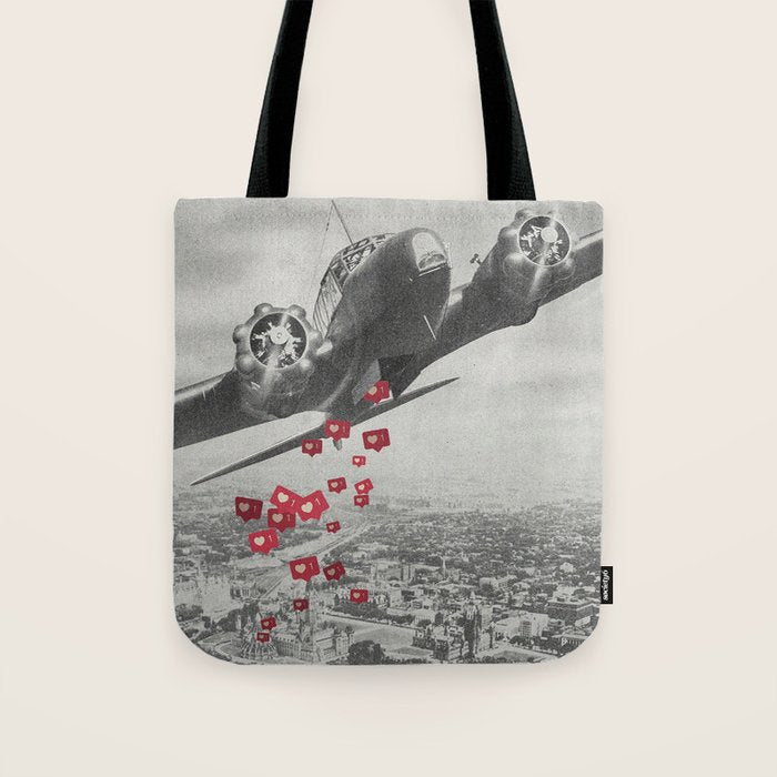 Likes Away Tote Bag Gallery Image 1