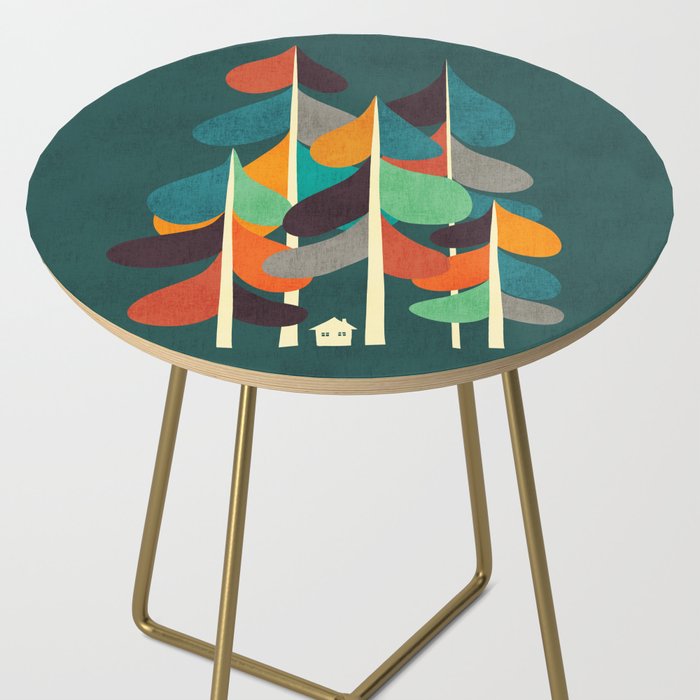 Cabin in the woods Side Table Gallery Image 2