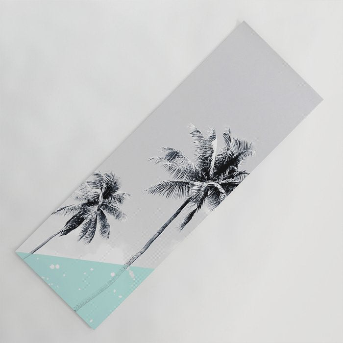 Island vibes retro - Aloha Yoga Mat Gallery Image 1