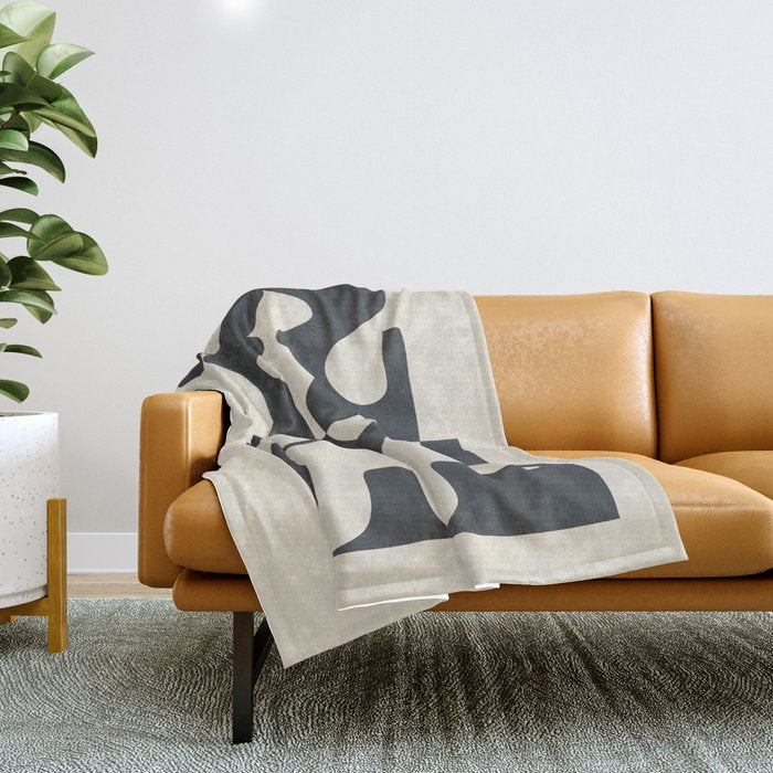 Duality in Motion 1 Throw Blanket Gallery Image 1
