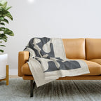 Duality in Motion 1 Throw Blanket Gallery Image 1