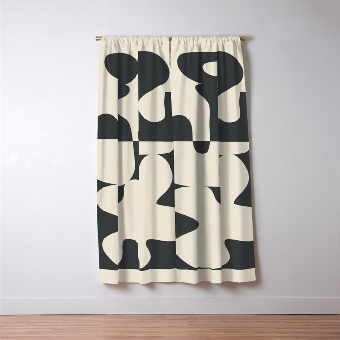 Duality in Motion 1 Window Curtain Gallery Image 3