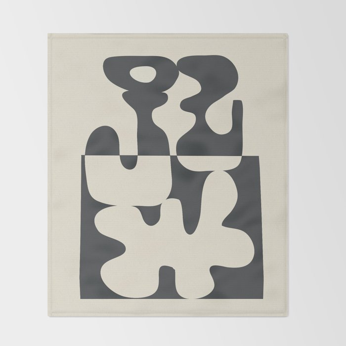 Duality in Motion 1 Throw Blanket Gallery Image 2