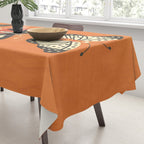 Butterflies in orange Tablecloth Gallery Image 3