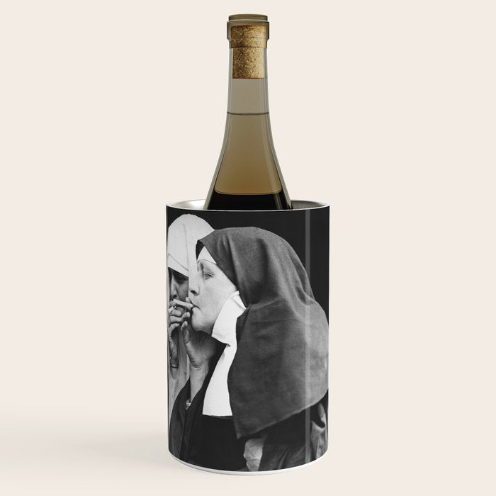 Nuns Smoking High Resolution Version Wine Chiller Gallery Image 3