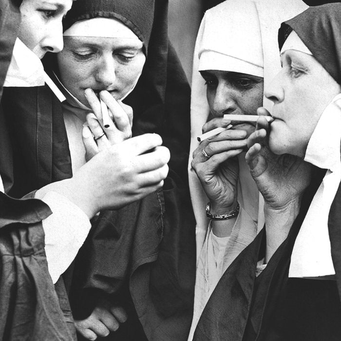 Nuns Smoking High Resolution Version Coffee Mug Gallery Image 2