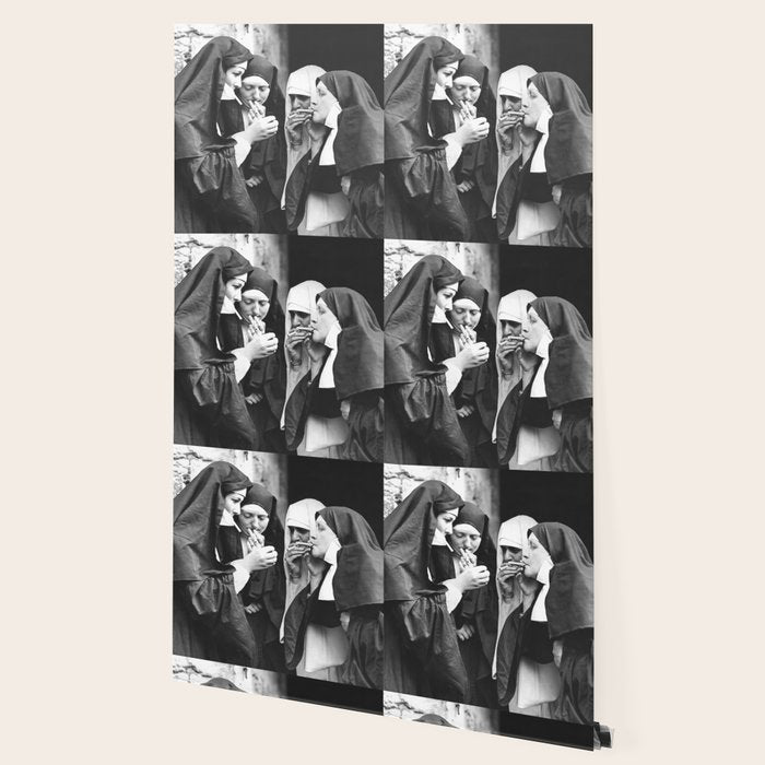 Nuns Smoking High Resolution Version Wallpaper Gallery Image 2