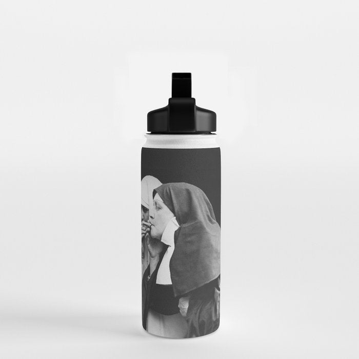 Nuns Smoking High Resolution Version Water Bottle Gallery Image 2