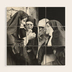 Nuns Smoking High Resolution Version Wood Wall Art Gallery Image 1