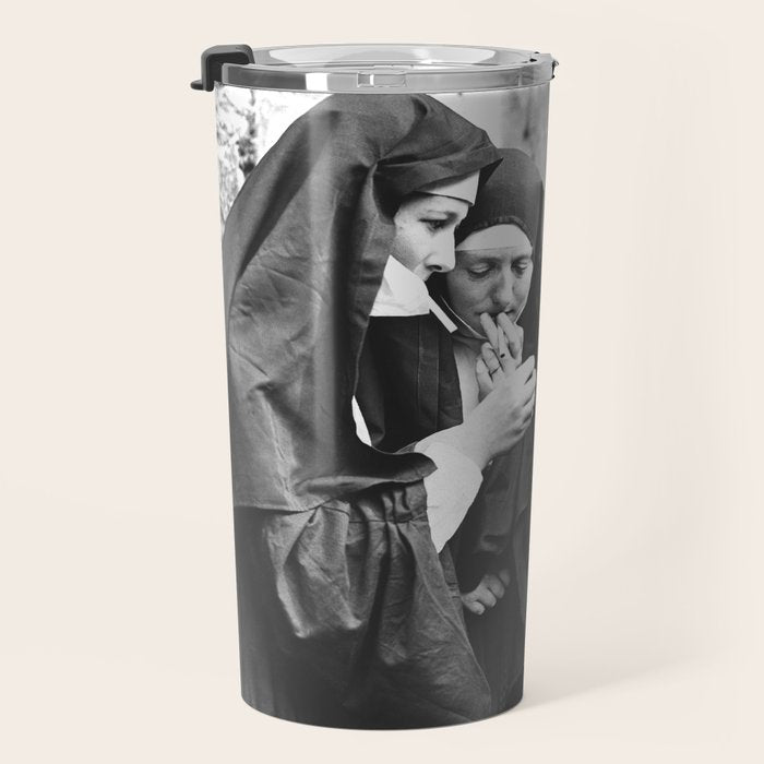 Nuns Smoking High Resolution Version Travel Mug Gallery Image 3