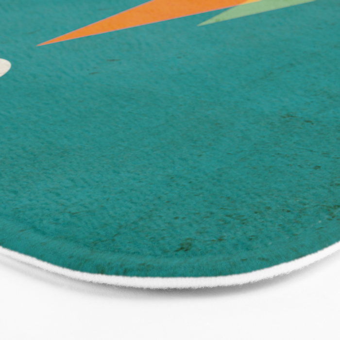 Full moon over Sahara desert Bath Mat Gallery Image 3