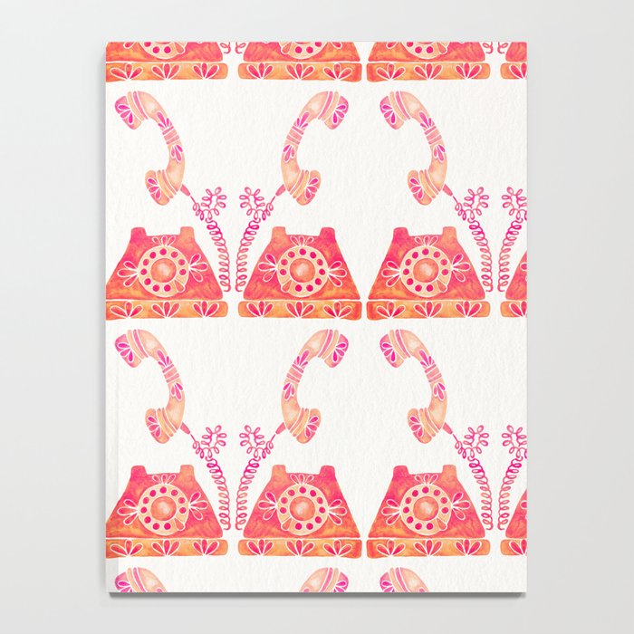 Vintage Rotary Phone - Peach Palette Notebook Gallery Image 4