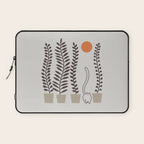 Cat and Plant 64: Dancing Tail Laptop Sleeve Gallery Image 1