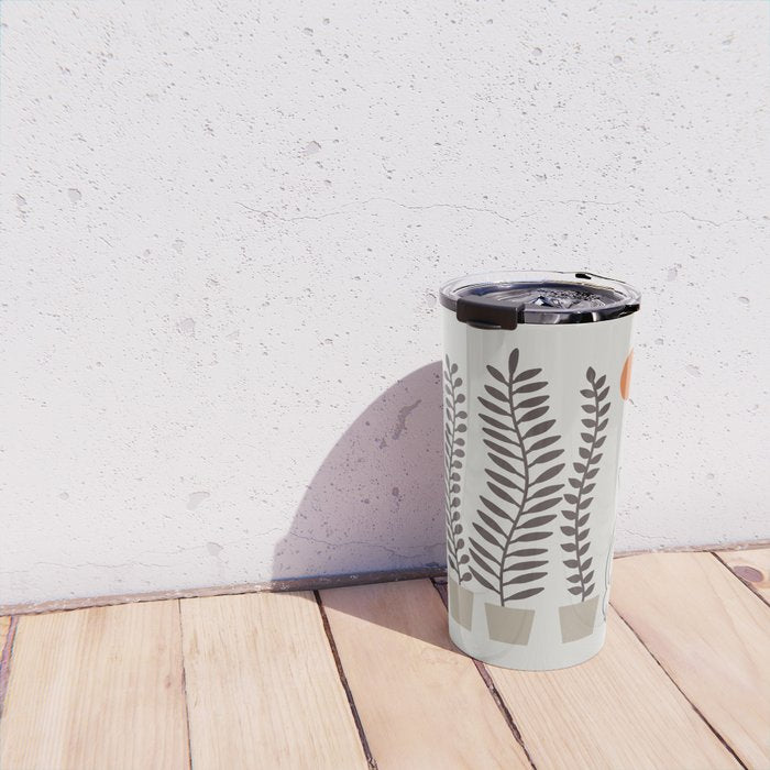 Cat and Plant 64: Dancing Tail Travel Mug Gallery Image 4