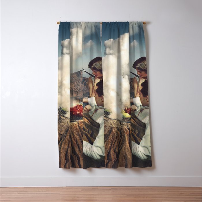 On a Good Day - Volcano BBQ Window Curtain Gallery Image 3
