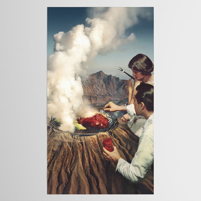 On a Good Day - Volcano BBQ Tablecloth Gallery Image 2