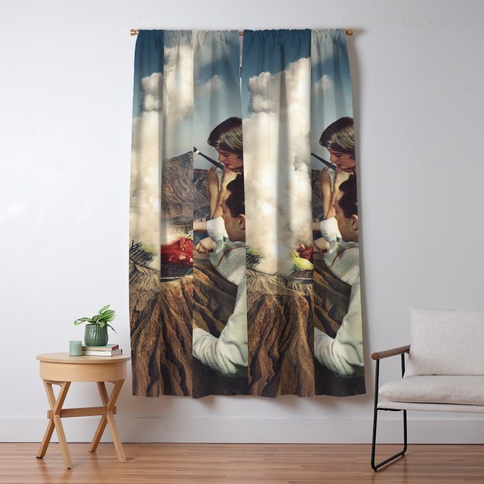 On a Good Day - Volcano BBQ Window Curtain Gallery Image 5