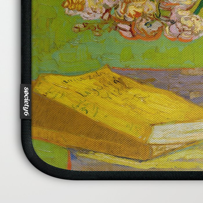 Oleanders Vincent van Gogh Oil On Canvas Floral Still Life Painting Laptop Sleeve Gallery Image 3