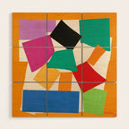 Henri Matisse - The Snail cut-out series portrait painting Wood Wall Art Gallery Image 1