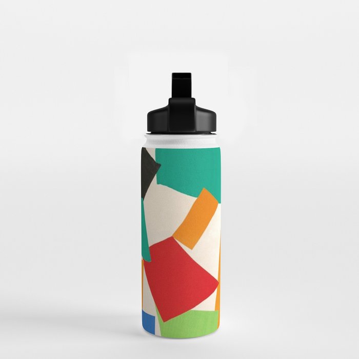 Henri Matisse - The Snail cut-out series portrait painting Water Bottle Gallery Image 2