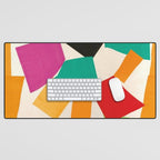 Henri Matisse - The Snail cut-out series portrait painting Desk Mat Gallery Image 1