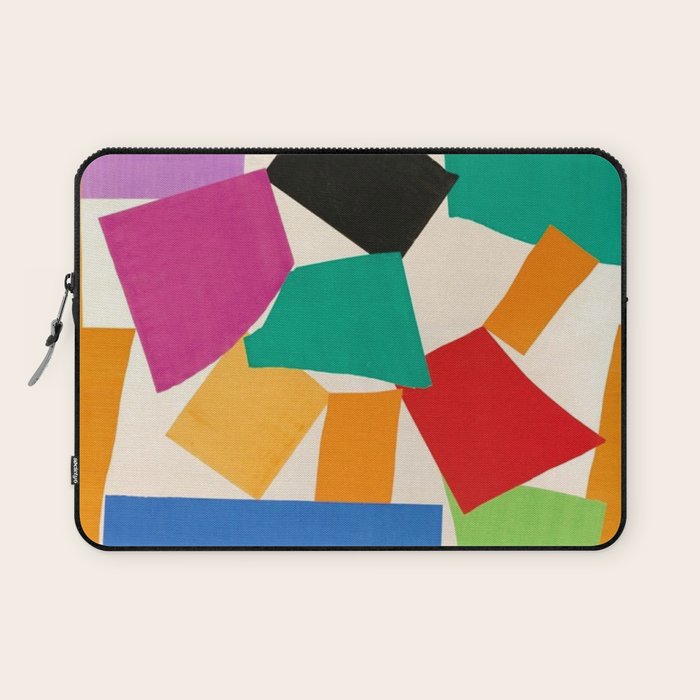 Henri Matisse - The Snail cut-out series portrait painting Laptop Sleeve Gallery Image 1