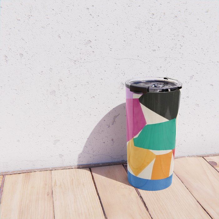 Henri Matisse - The Snail cut-out series portrait painting Travel Mug Gallery Image 4