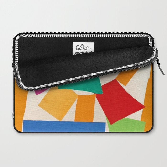 Henri Matisse - The Snail cut-out series portrait painting Laptop Sleeve Gallery Image 2