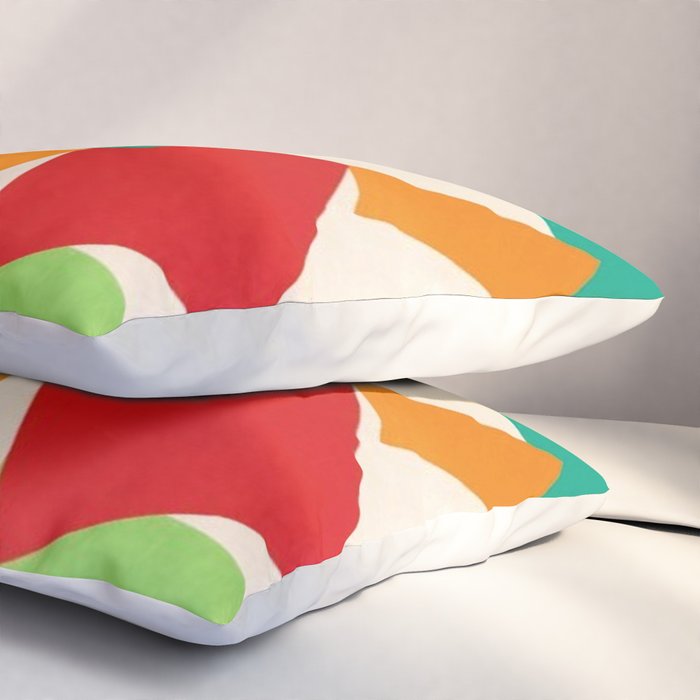 Henri Matisse - The Snail cut-out series portrait painting Pillow Sham Gallery Image 3