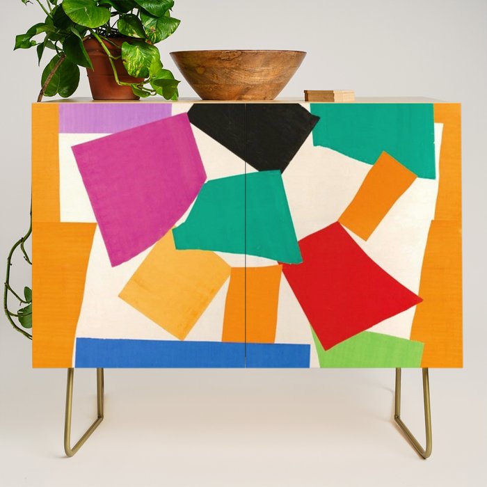 Henri Matisse - The Snail cut-out series portrait painting Credenza Gallery Image 1