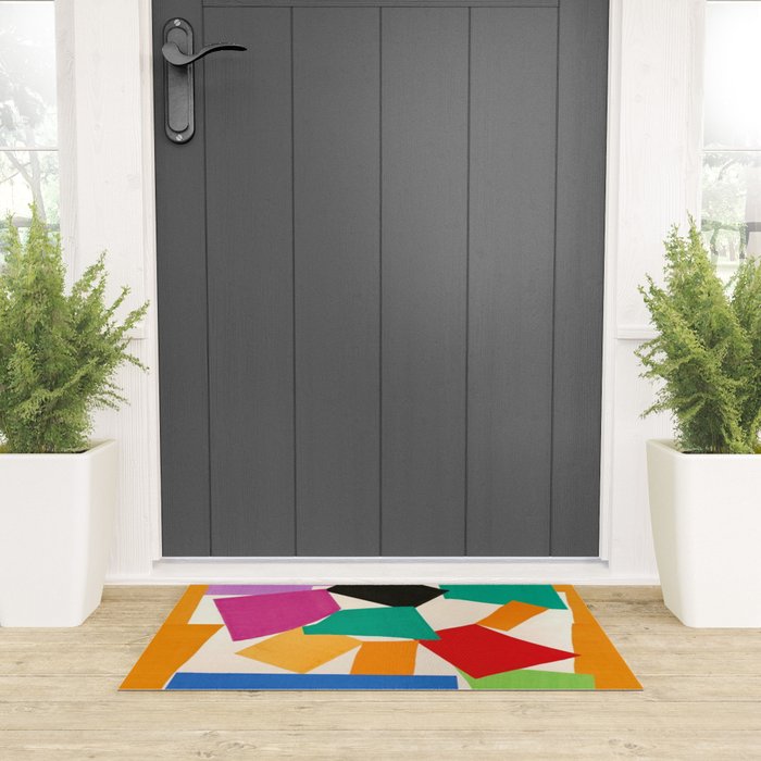 Henri Matisse - The Snail cut-out series portrait painting Welcome Mat Gallery Image 3
