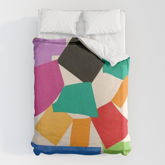 Henri Matisse - The Snail cut-out series portrait painting Duvet Cover Gallery Image 6