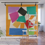 Henri Matisse - The Snail cut-out series portrait painting Wall Mural Gallery Image 1
