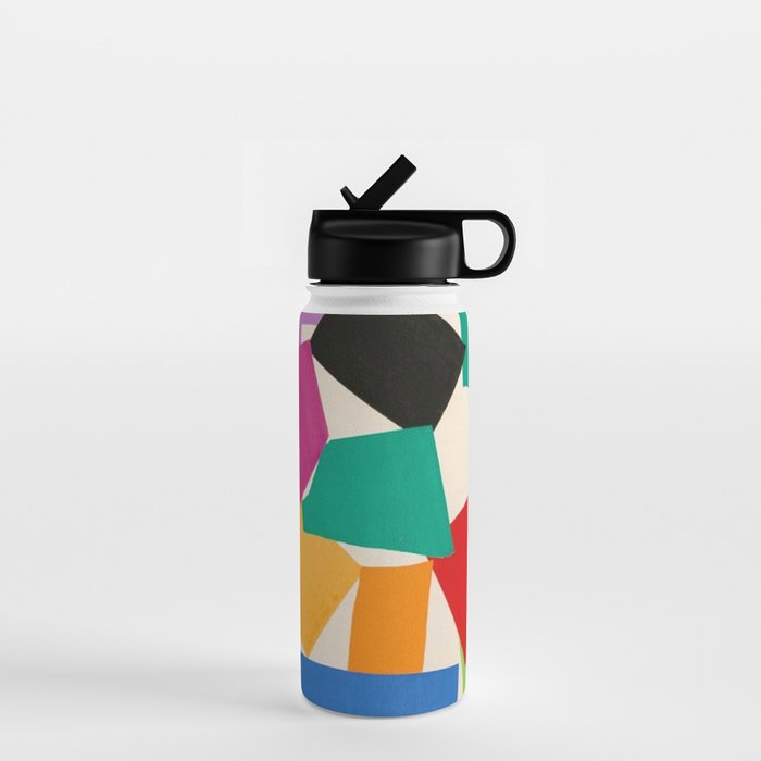 Henri Matisse - The Snail cut-out series portrait painting Water Bottle Gallery Image 1