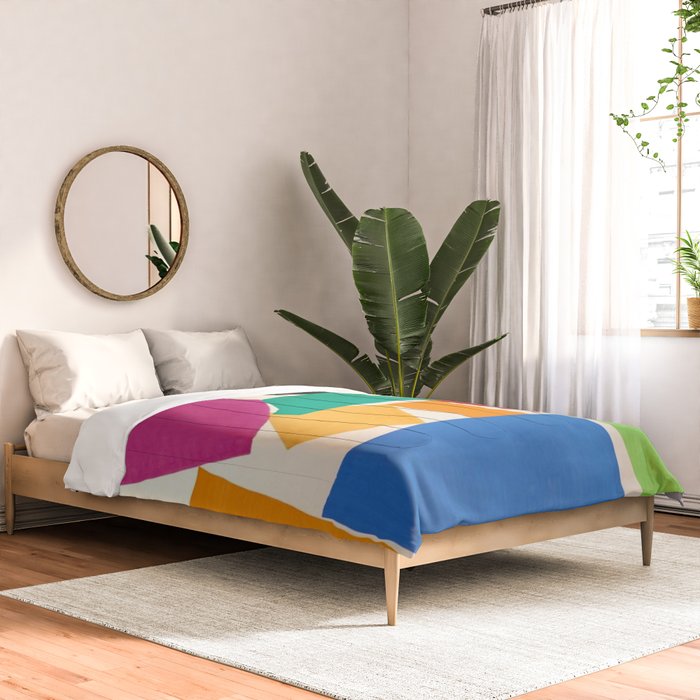 Henri Matisse - The Snail cut-out series portrait painting Comforter Gallery Image 2