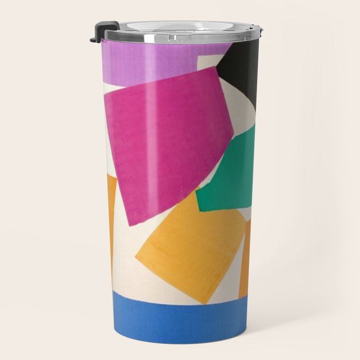 Henri Matisse - The Snail cut-out series portrait painting Travel Mug Gallery Image 3