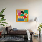Henri Matisse - The Snail cut-out series portrait painting Wood Wall Art Gallery Image 2