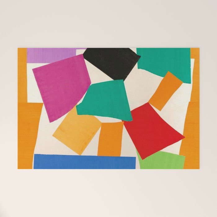 Henri Matisse - The Snail cut-out series portrait painting Welcome Mat Gallery Image 1