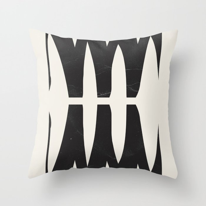 abstract minimal 56 Throw Pillow Gallery Image 6