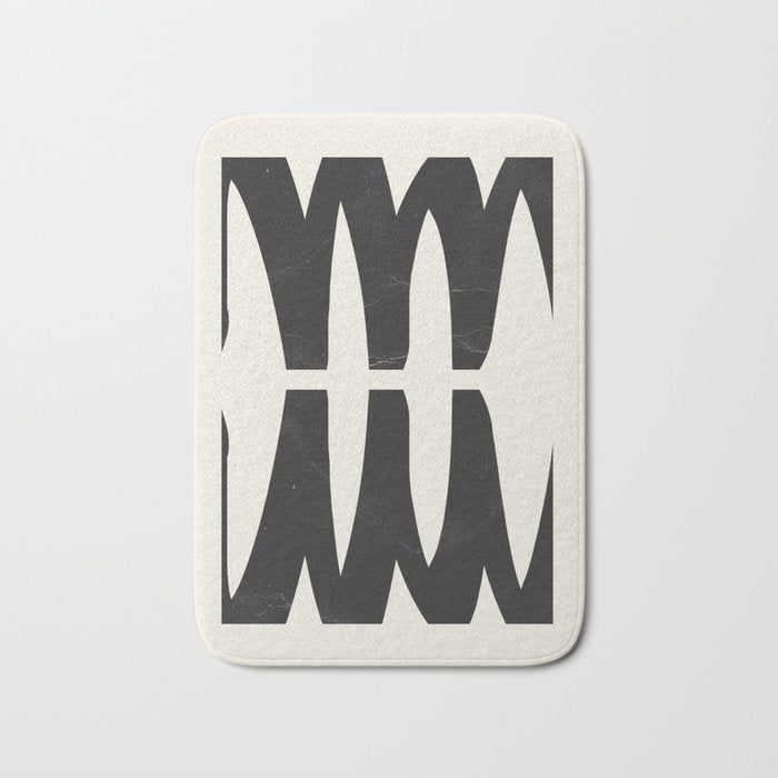 abstract minimal 56 Bath Mat Gallery Image 1