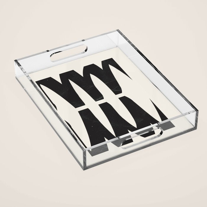 abstract minimal 56 Acrylic Tray Gallery Image 1