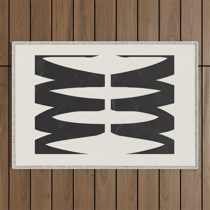 abstract minimal 56 Outdoor Rug Gallery Image 1