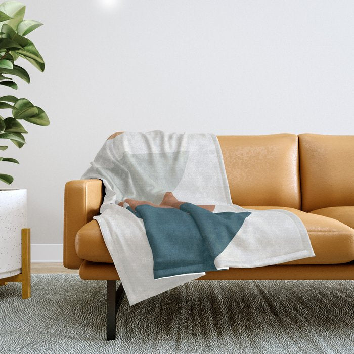  Minimal Shapes No.34 Throw Blanket Gallery Image 1