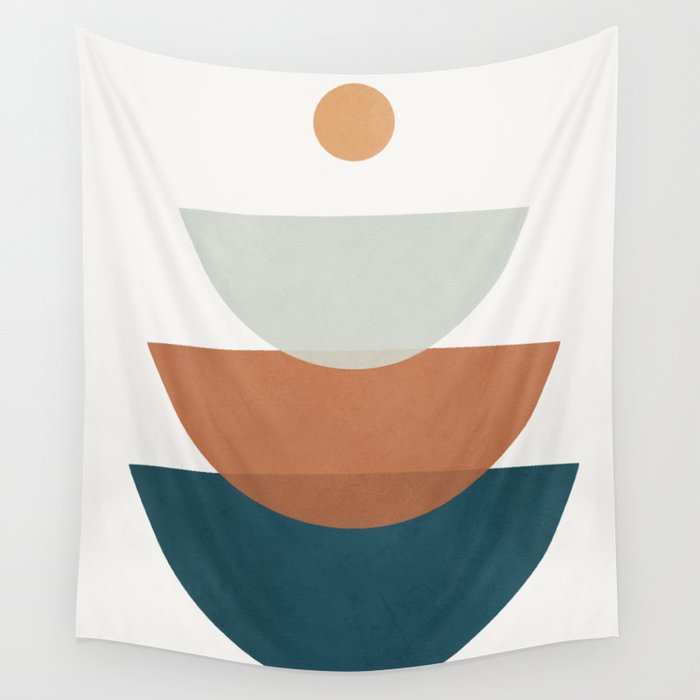  Minimal Shapes No.34 Wall Tapestry Gallery Image 4