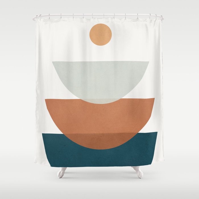  Minimal Shapes No.34 Shower Curtain Gallery Image 1