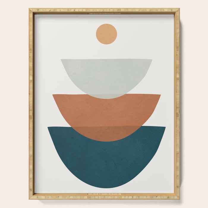  Minimal Shapes No.34 Serving Tray Gallery Image 1