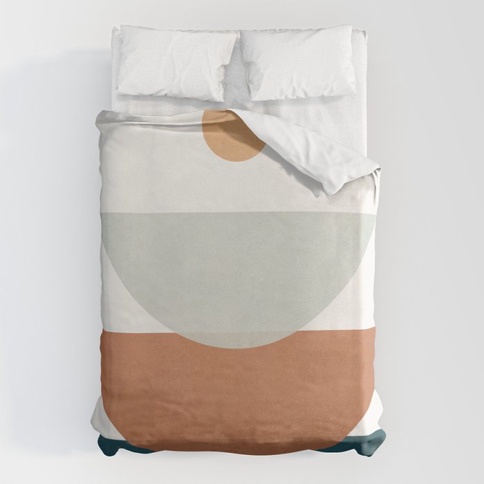  Minimal Shapes No.34 Duvet Cover Gallery Image 1
