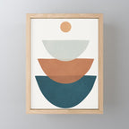  Minimal Shapes No.34 Mini Art Print Gallery Image 1